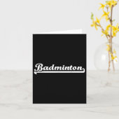 Badminton Karte (Gelbe Blume)