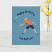 Badminton Karte (Gelbe Blume)