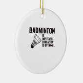 Badminton Keramik Ornament (Rechts)