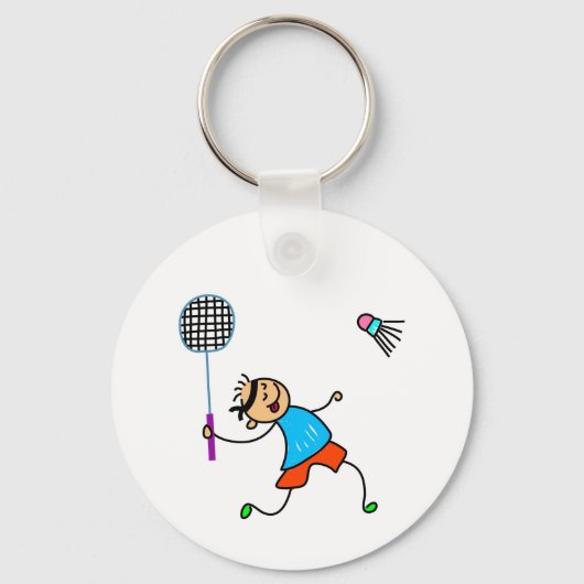Badminton Kid Schlüsselanhänger (Vorderseite)