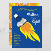 Badminton Kindergeburtstag Party Sports Einladung (Vorne/Hinten)