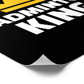 Badminton König Poster (Ecke)