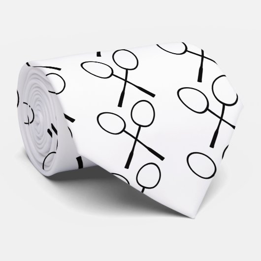 Badminton Krawatte (Gerollt)