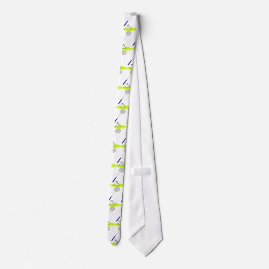 Badminton Krawatte (Rückseite)