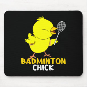 Badminton Küken Huhn Birdie Frauen Badminton Mousepad