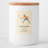Badminton Lebensmitteletikett (Vorderseite)