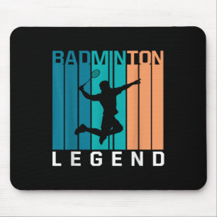 Badminton Legend Badminton Player Shuttle Sports S Mousepad
