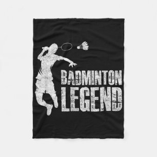 Badminton Legend _ Racket Shuttle _ Badminton Play Fleecedecke
