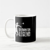 Badminton Legend _ Racket Shuttle _ Badminton Play Kaffeetasse (Links)