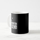 Badminton Legend Racket Shuttle Badminton Player Kaffeetasse (Vorderseite Links)