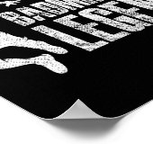 Badminton Legend Racket Shuttle Badminton Player Poster (Ecke)