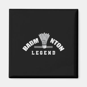 Badminton Legend Shuttle Birdie Badminton Magnet