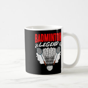 Badminton Legend Shuttle Sport Hobby Badminton Pla Kaffeetasse