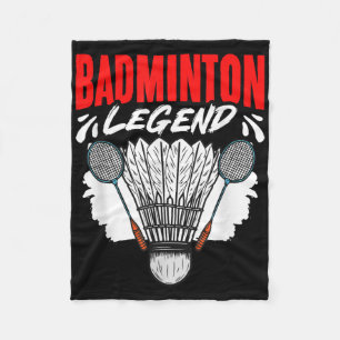 Badminton-Legende Shuttlesport Hobby Badminton Pla Fleecedecke