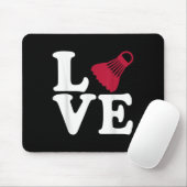 Badminton Liebe Mousepad (Mit Mouse)