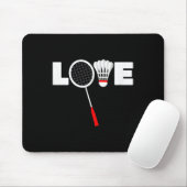Badminton - Liebe Mousepad (Mit Mouse)