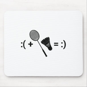 Badminton Liebe Shuttle Schläger Sport Badminton Mousepad