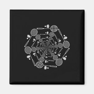 Badminton Liebe Team Player Coach Magnet