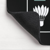 Badminton Liebe Team Player Coach Mousepad (Ecke)