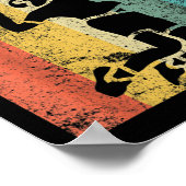 Badminton-Liebes-Team-Spieler-Trainer Poster (Ecke)