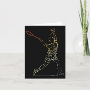 Badminton-Linie Art Indoor-Sport  Karte