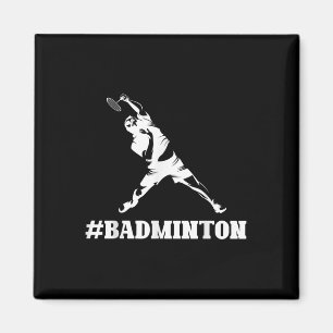Badminton Lover Funny Sports Player Coach Graphic Magnet