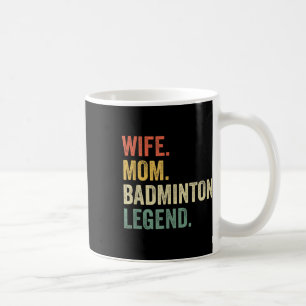 Badminton Lustige Ehefrau Mutter Legende Vintage M Kaffeetasse