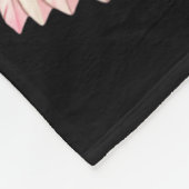 Badminton Mädchen Frauen Kokette Rosa Bogen Badmin Fleecedecke (Ecke)