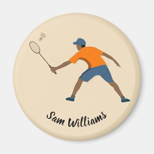 Badminton Magnet (Vorne)
