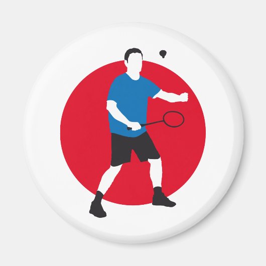 badminton magnet (Vorne)