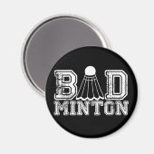 Badminton Magnet (Vorderseite/Rückseite)