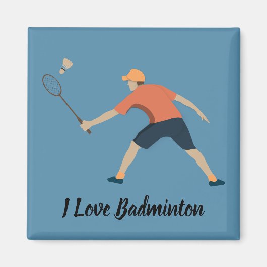 Badminton Magnet (Vorne)