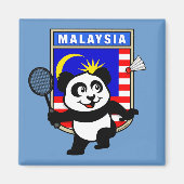 Badminton Malaysia Panda Magnet (Vorne)