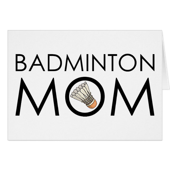 Badminton-Mama (Vorderseite (Horizontal))