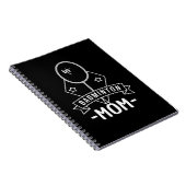 Badminton-Mama Notizblock (Rechte Seite)