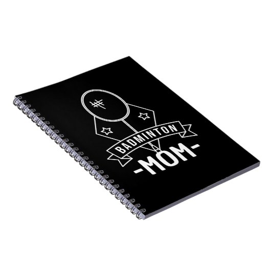 Badminton-Mama Notizblock (Rechte Seite)