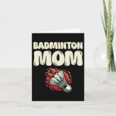 Badminton Mama Player Shuttle Karte (Vorderseite)