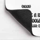 Badminton Mama Player Shuttle Mousepad (Ecke)