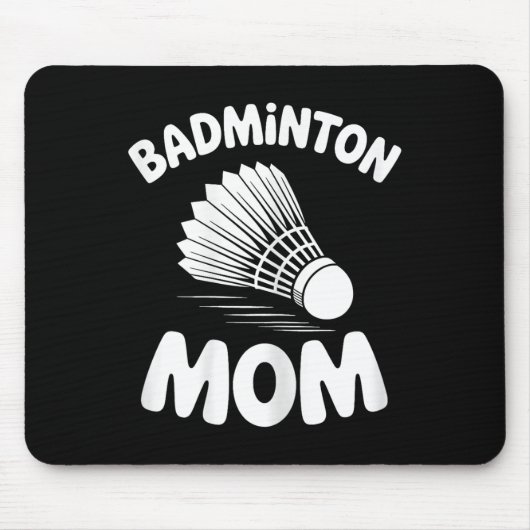 Badminton-Mama-Shuttle Lustiges Badminton Mousepad (Vorne)