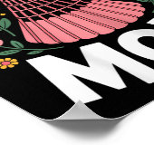 Badminton-Mama-Shuttle Lustiges Badminton Poster (Ecke)