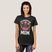 Badminton-Mama-Shuttle Lustiges Badminton  T-Shirt (Vorne ganz)