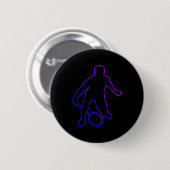 Badminton Männer Badminton Spieler Federball Button (Vorne & Hinten)