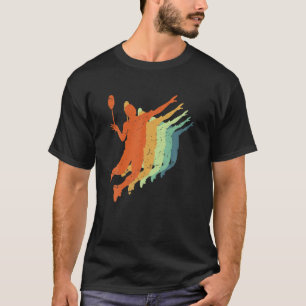 Badminton, Männer Kinder, Retro, Vintag, Badminto T-Shirt