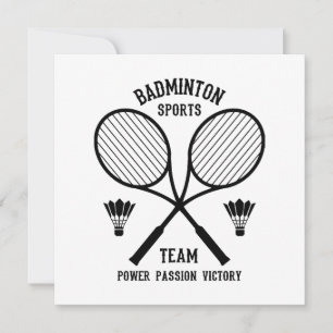 Badminton-Mannschaft Einladung