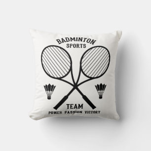 Badminton-Mannschaft Kissen