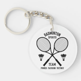 Badminton-Mannschaft Schlüsselanhänger