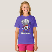Badminton Mascot Classic T-Shirt (Vorne ganz)