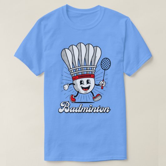 Badminton Mascot Classic T-Shirt (Design vorne)