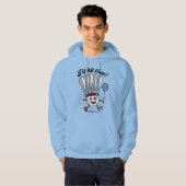 Badminton Mascot "I'd Hit That!" Hoodie (Vorne ganz)