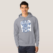 Badminton-Maskottchen OVERPRINT Hoodie (Vorne ganz)